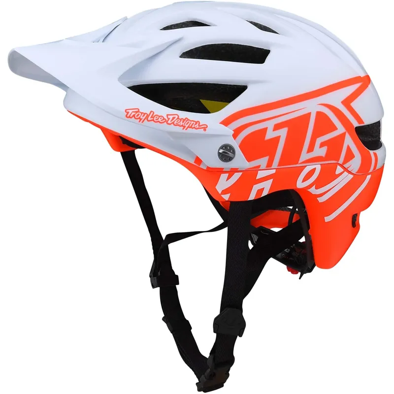 Troy Lee Designs A1 Classic Youth MIPS MTB Helmet Rocket Red-1